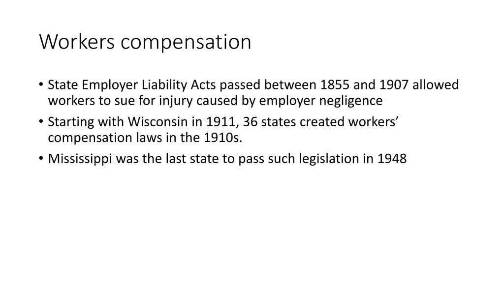 workers compensation