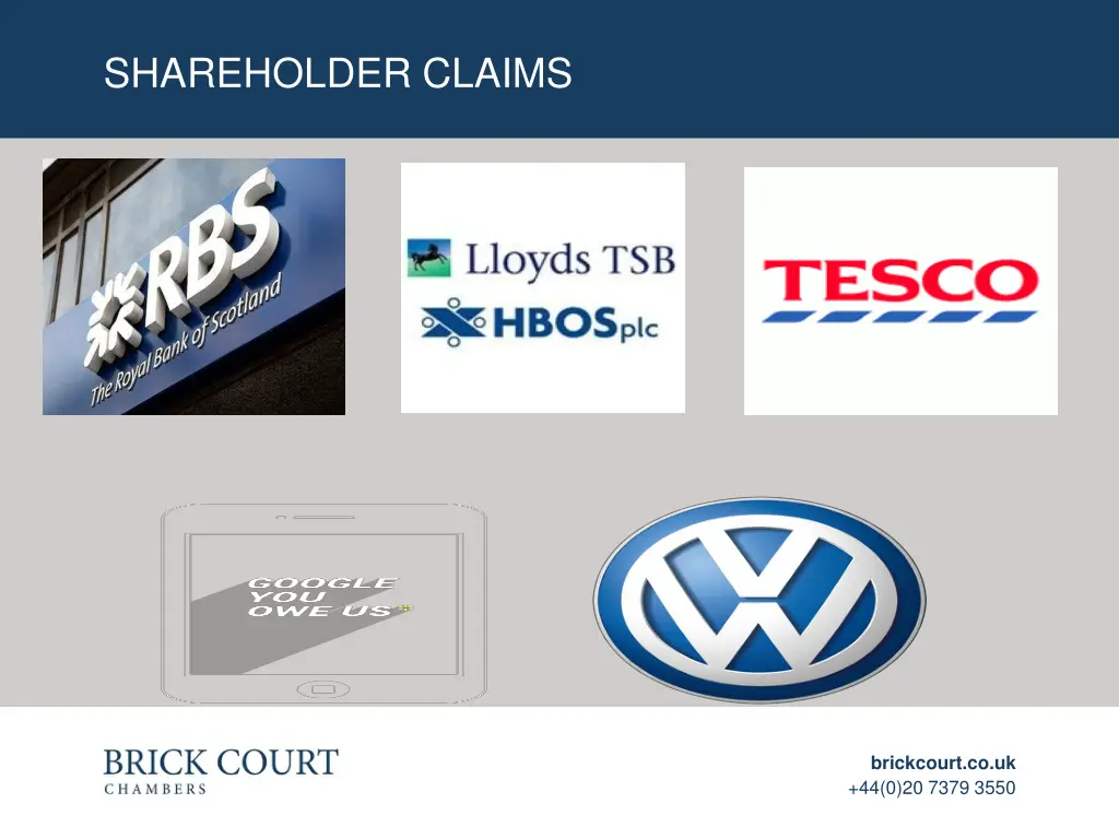 shareholder claims 2