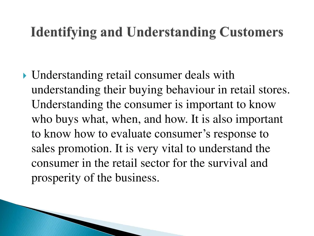 understanding retail consumer deals with