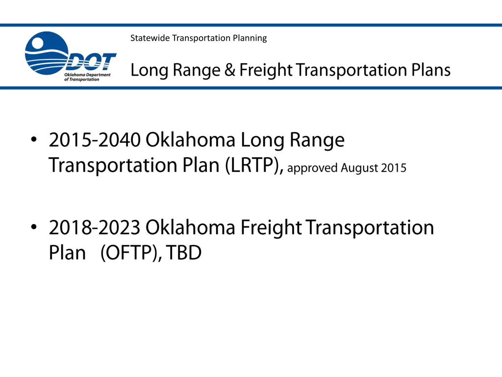 statewide transportation planning 1