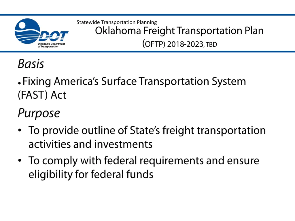 statewide transportation planning 10