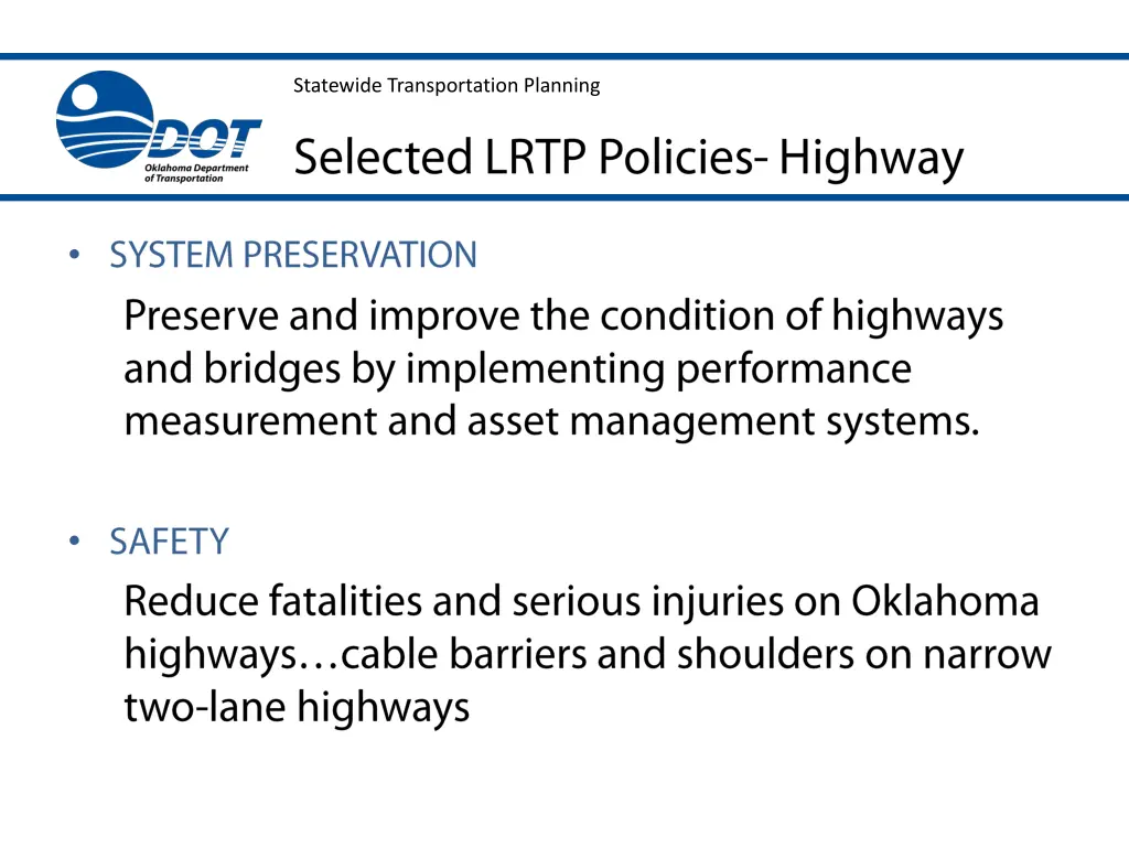 statewide transportation planning 5