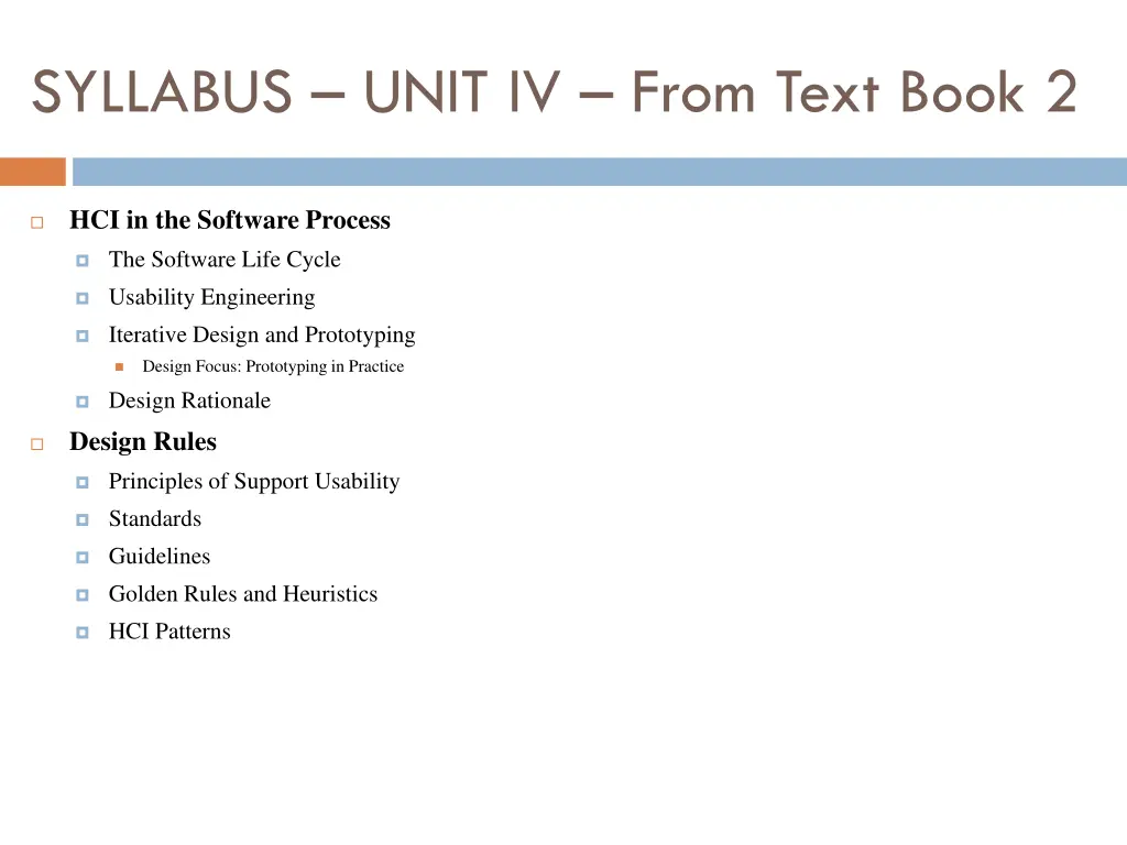 syllabus unit iv from text book 2