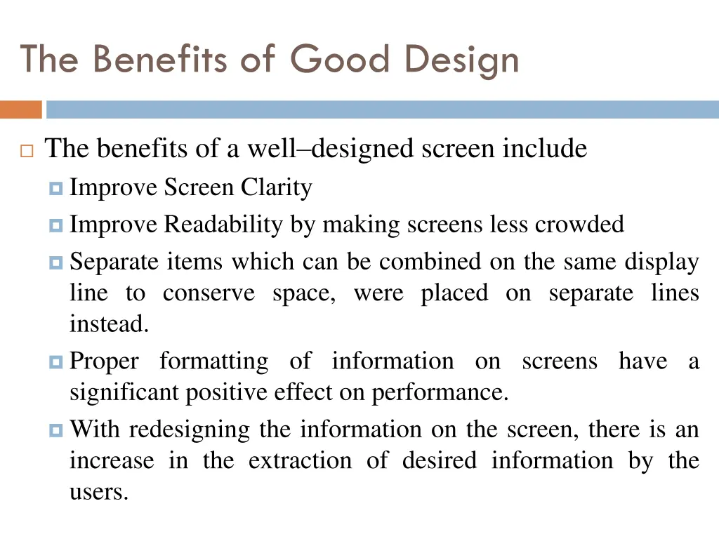 the benefits of good design