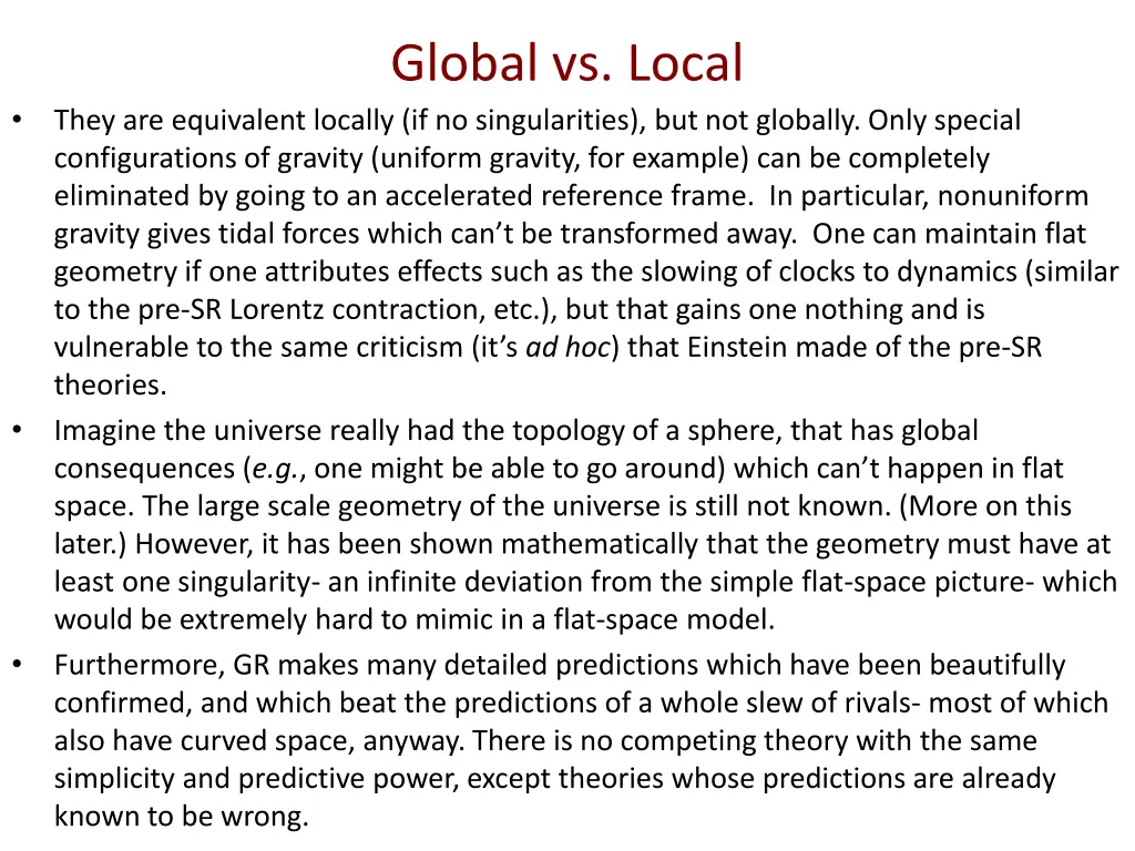 global vs local