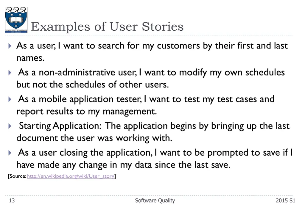 examples of user stories