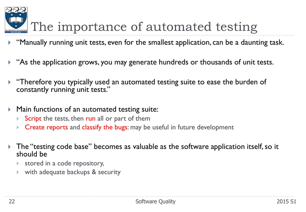 the importance of automated testing