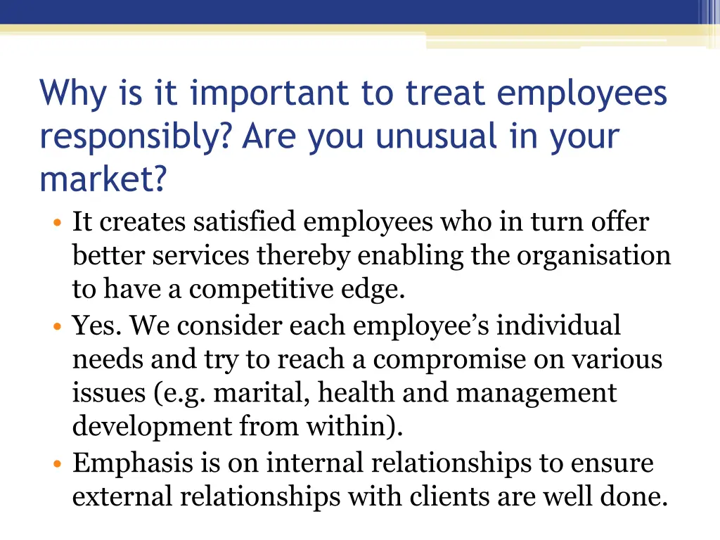 why is it important to treat employees