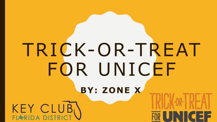 trick or treat for unicef