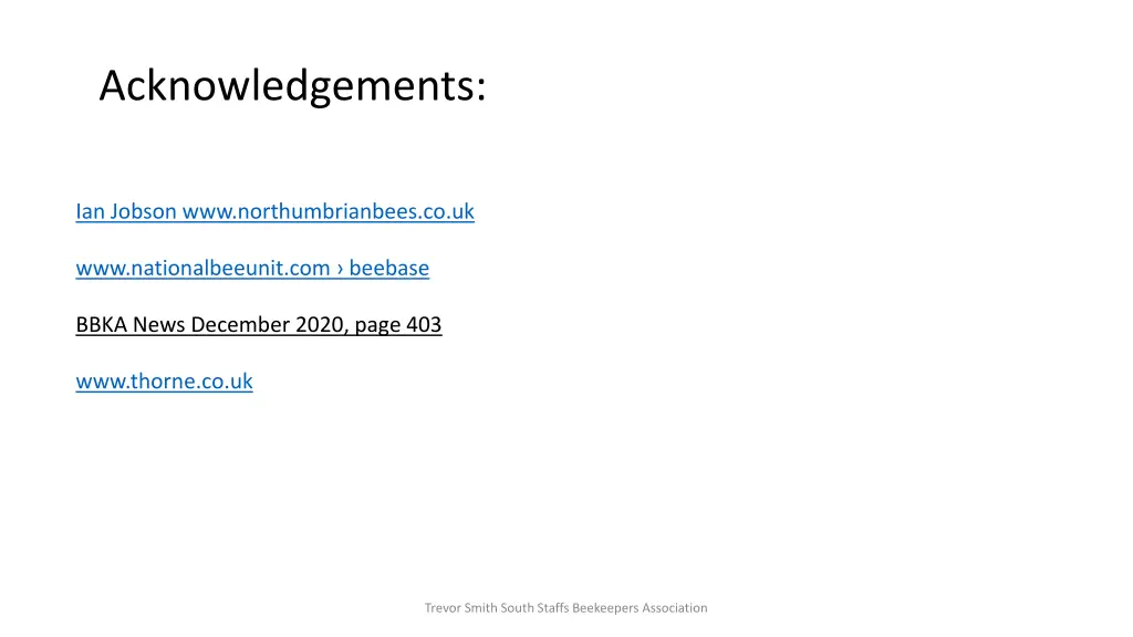 acknowledgements