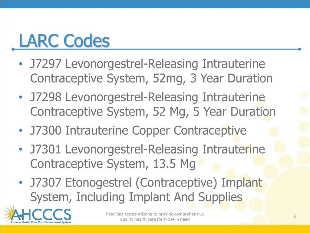 larc codes j7297 levonorgestrel releasing