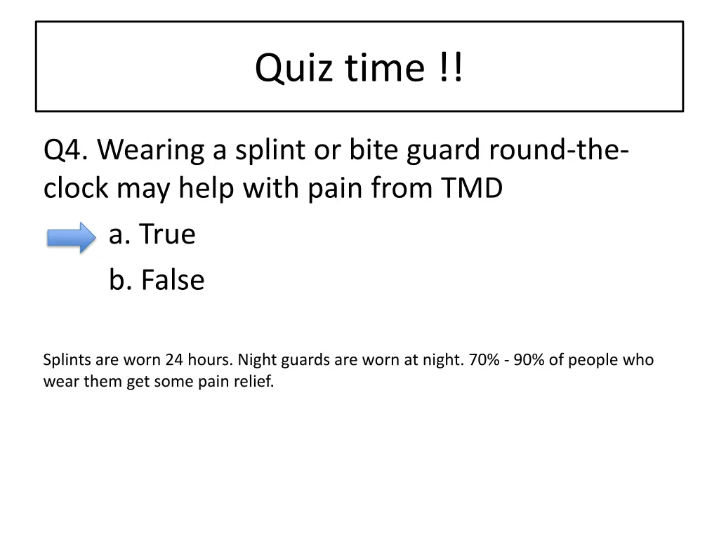 quiz time 8