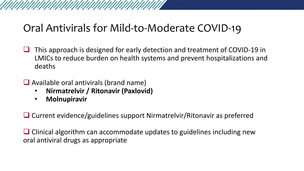 oral antivirals for mild to moderate covid 19