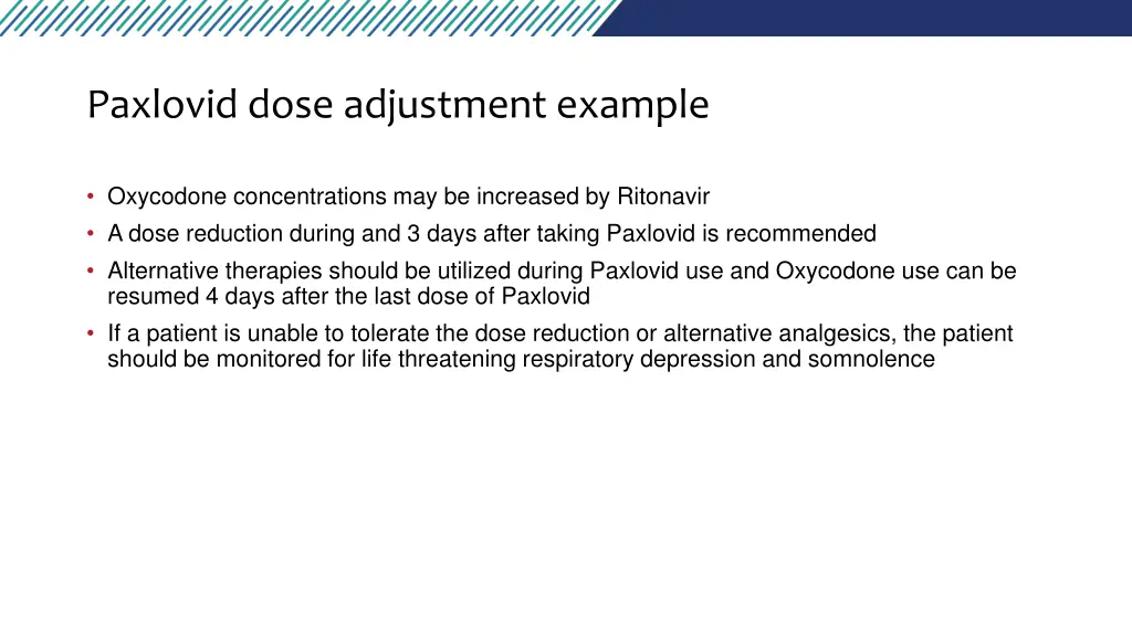 paxlovid dose adjustment example