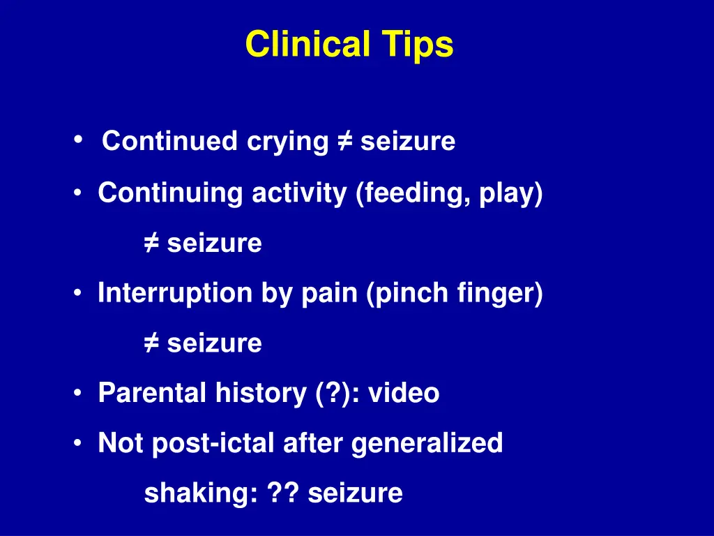 clinical tips