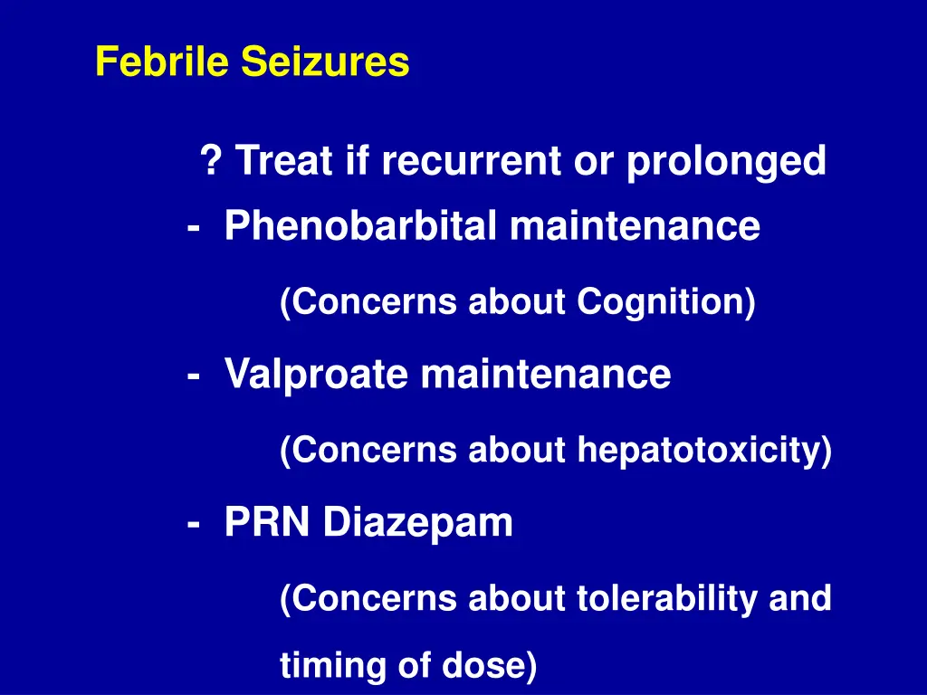 febrile seizures