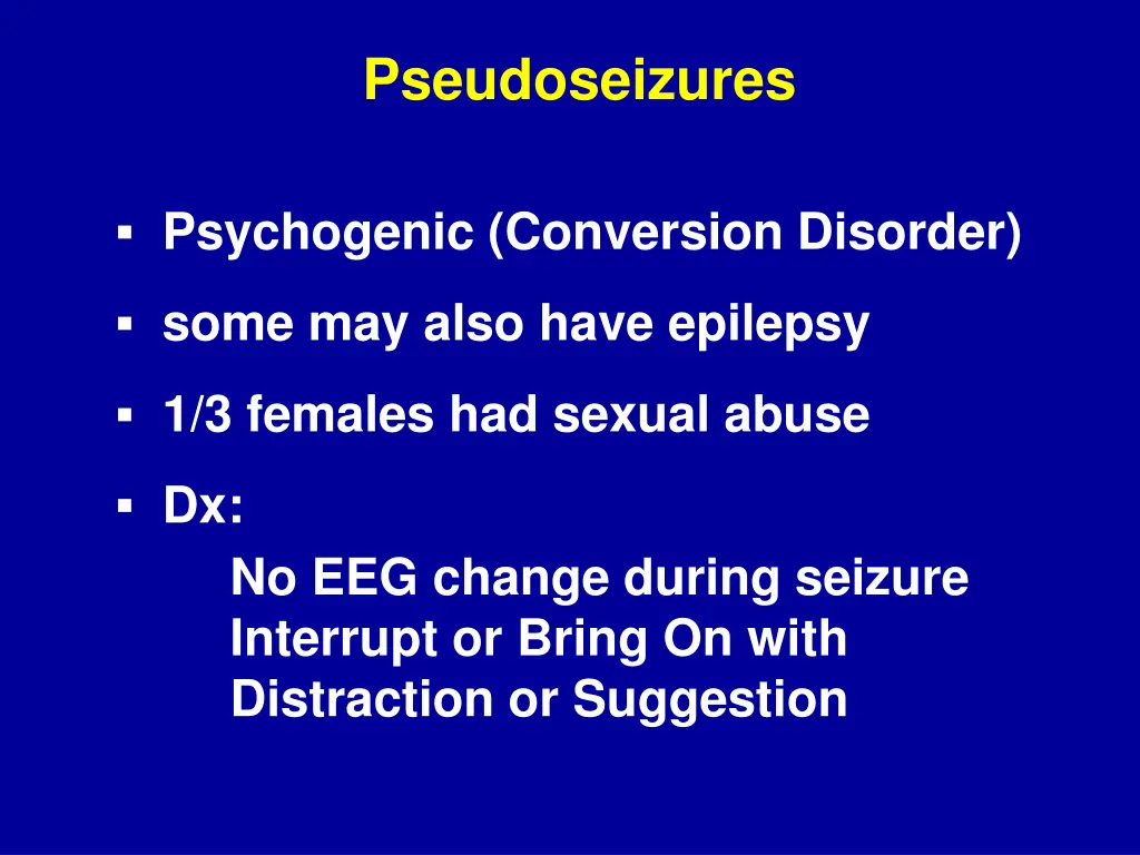 pseudoseizures