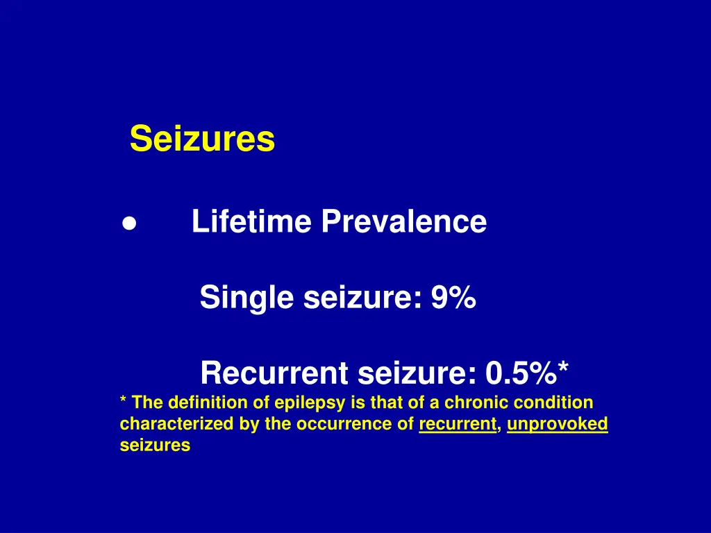 seizures