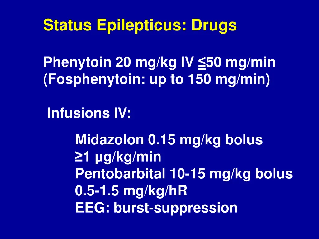 status epilepticus drugs 1