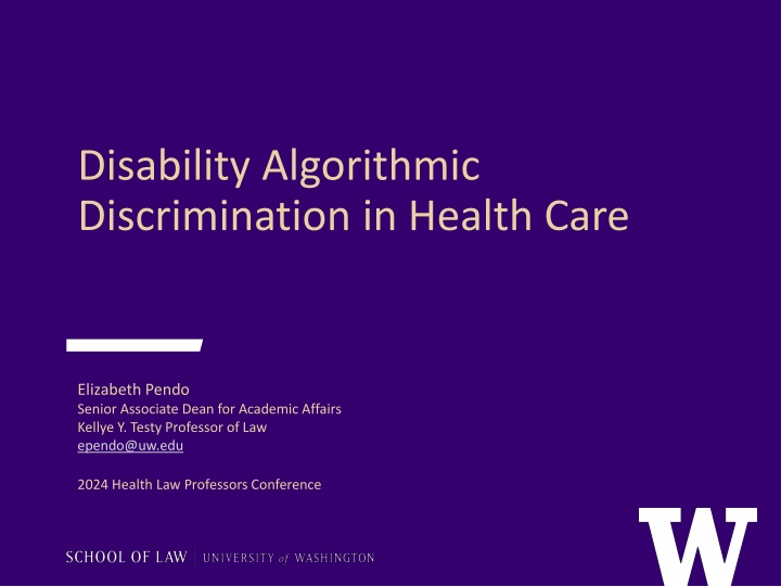 disability algorithmic discrimination in health