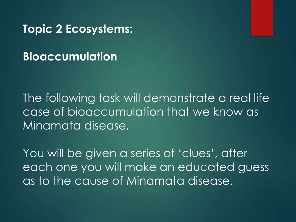 topic 2 ecosystems