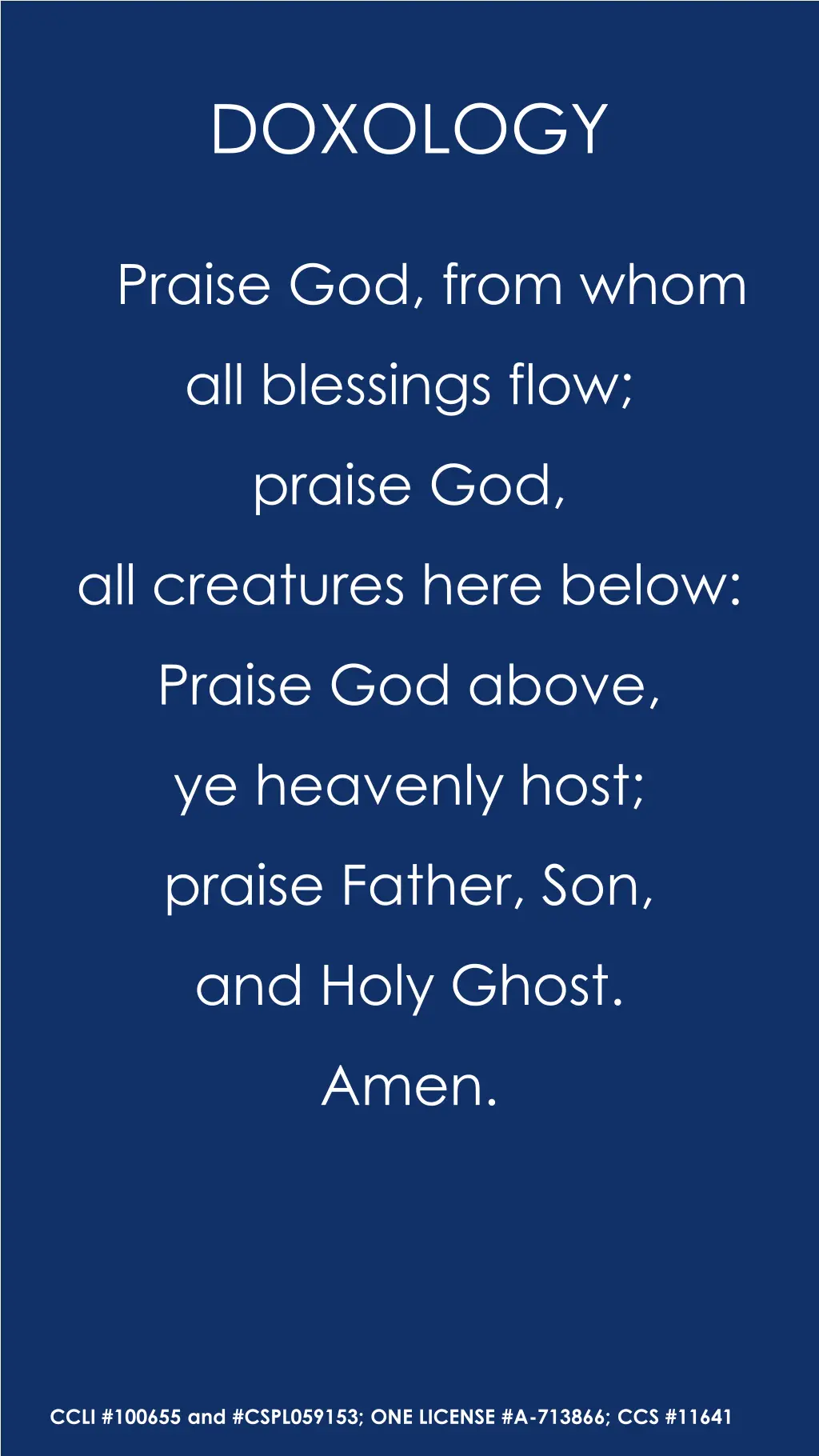 doxology