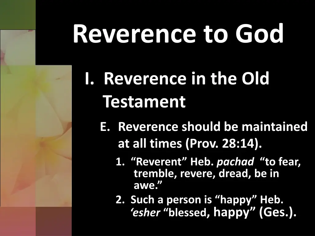 reverence to god 4