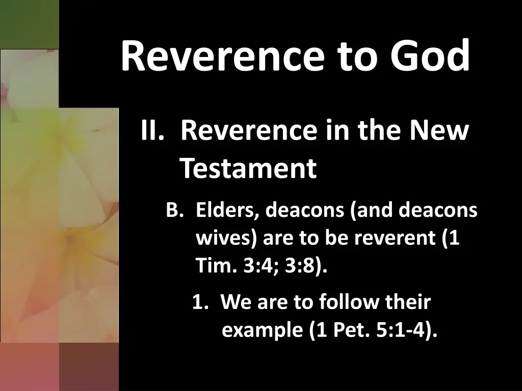 reverence to god 8