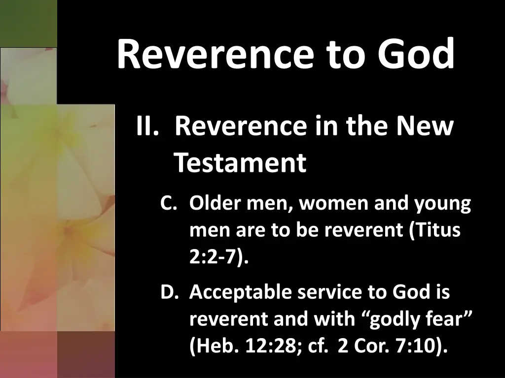 reverence to god 9