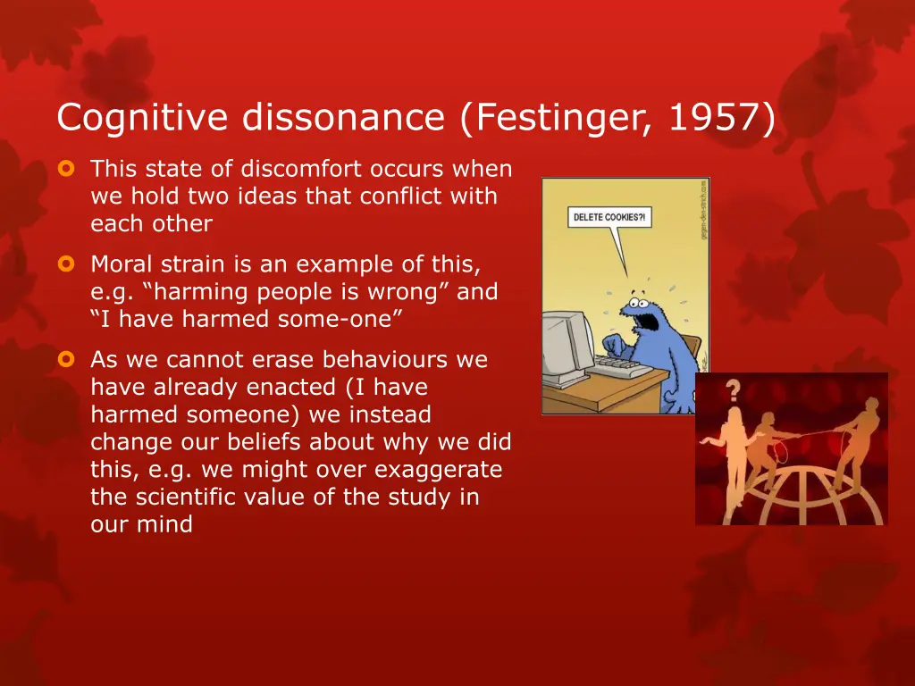 cognitive dissonance festinger 1957