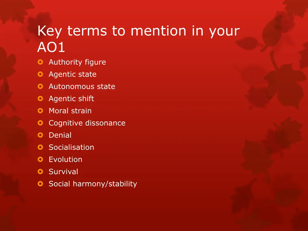 key terms to mention in your ao1 authority figure