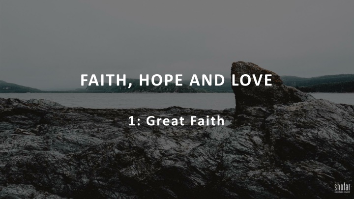 faith hope and love