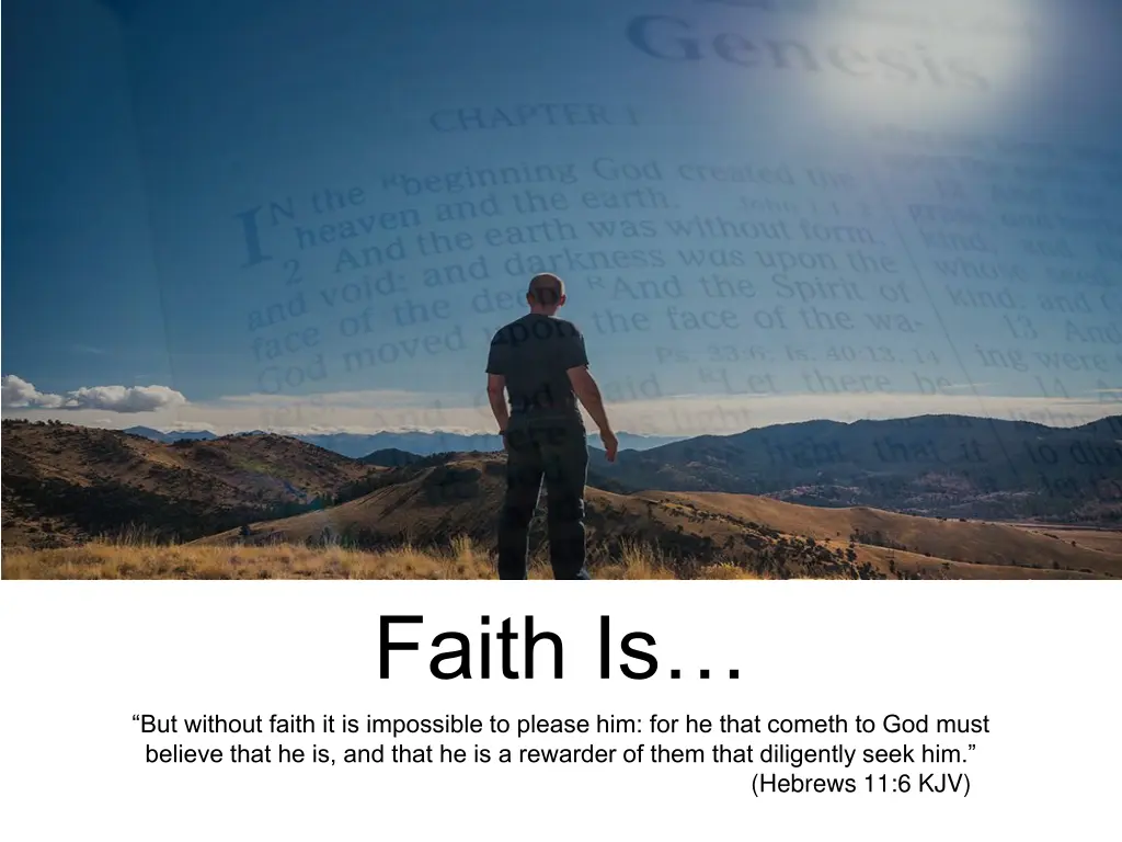 faith is 1