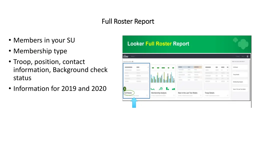 full roster report full roster report