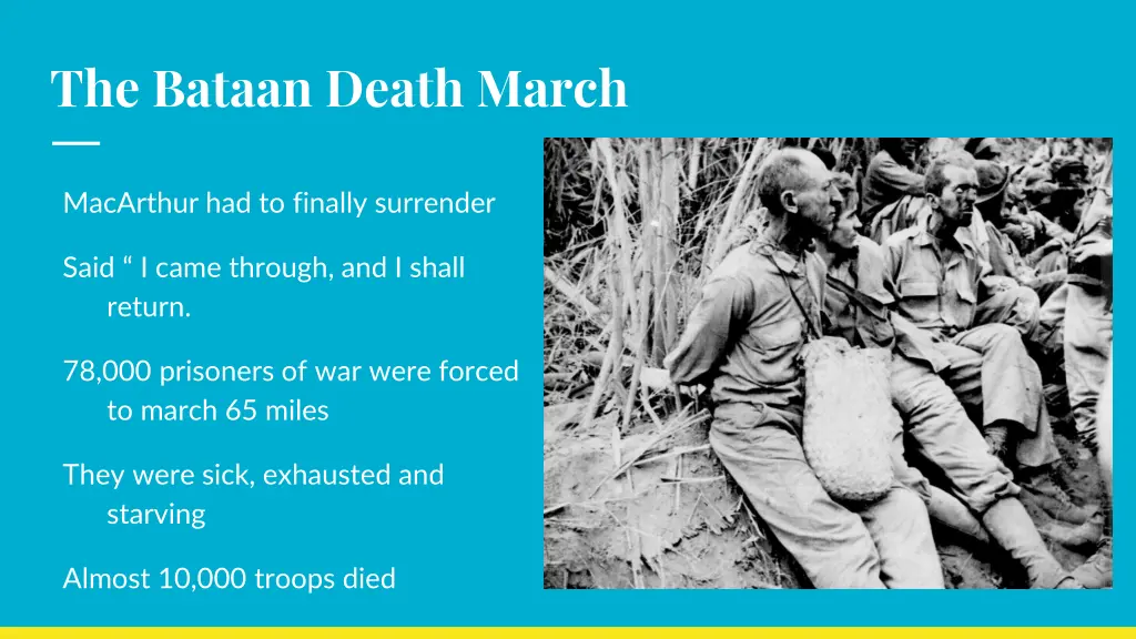 the bataan death march