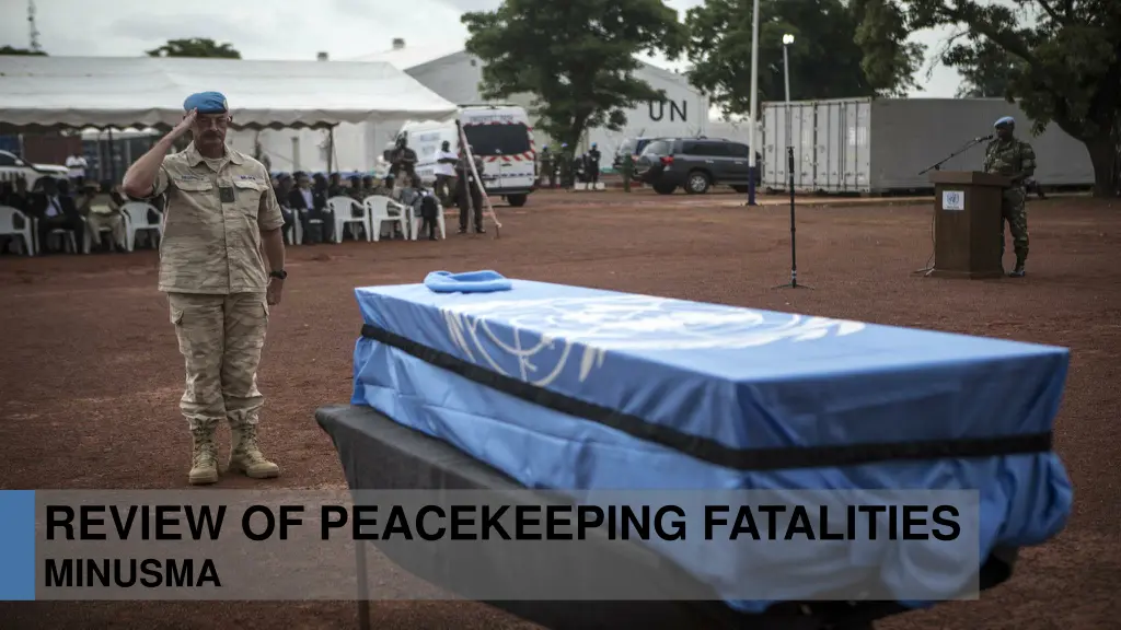 review of peacekeeping fatalities minusma