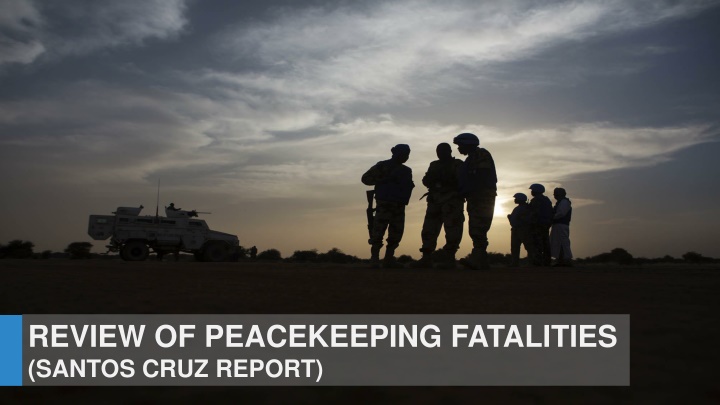 review of peacekeeping fatalities santos cruz