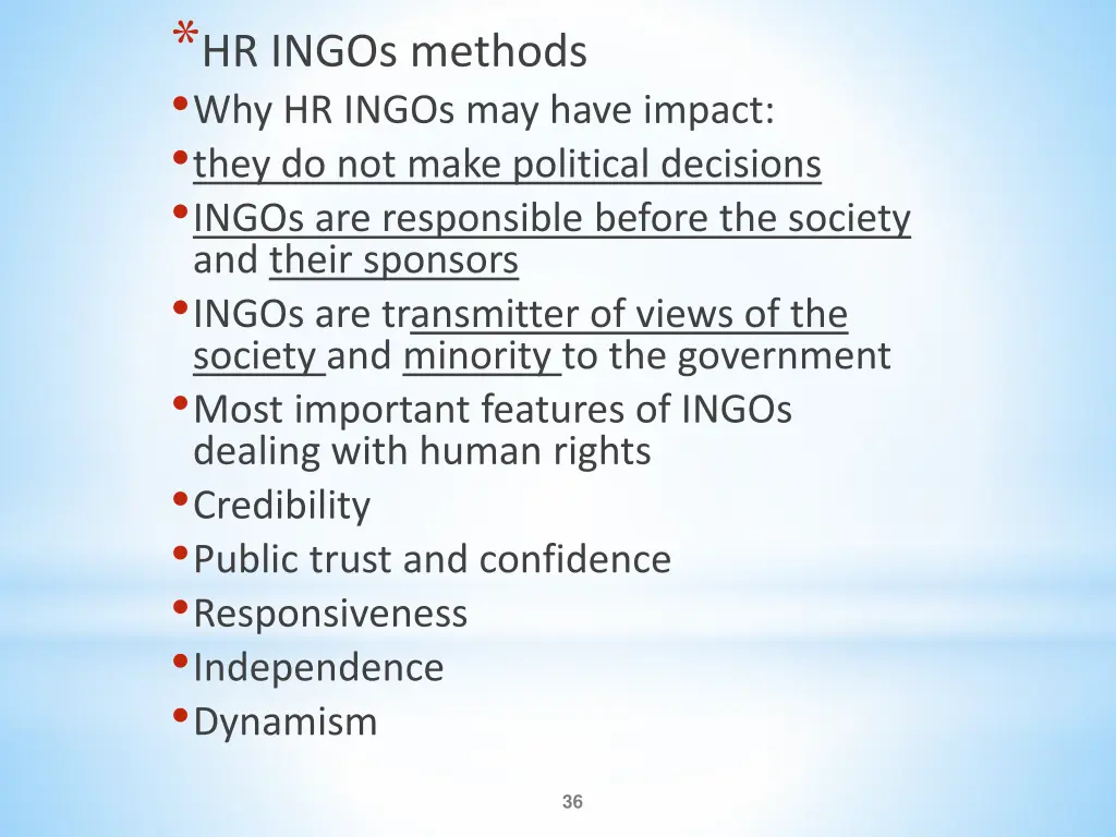 hr ingos methods why hr ingos may have impact