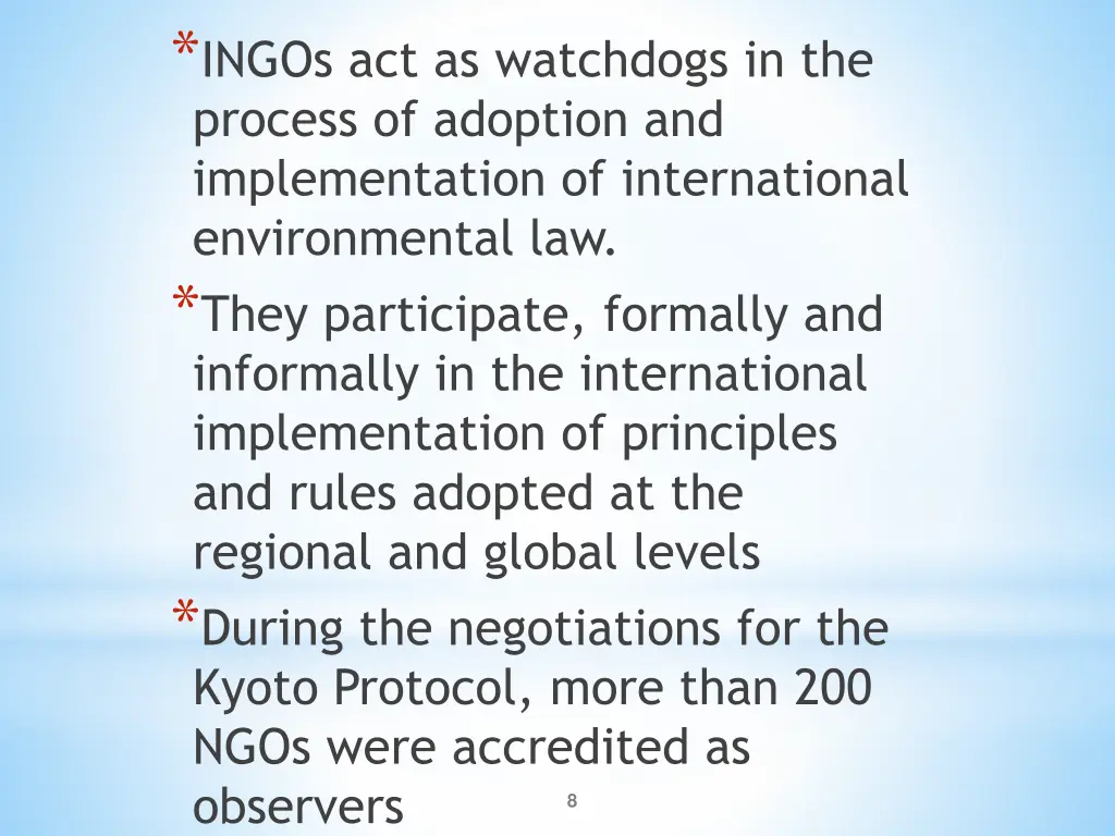 ingos act as watchdogs in the process of adoption