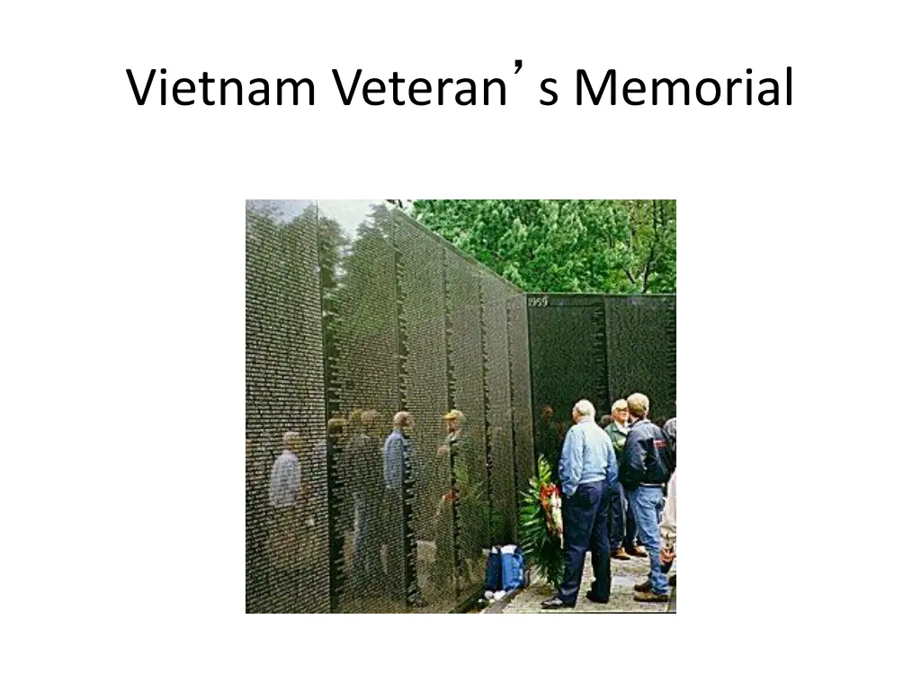 vietnam veteran s memorial 1