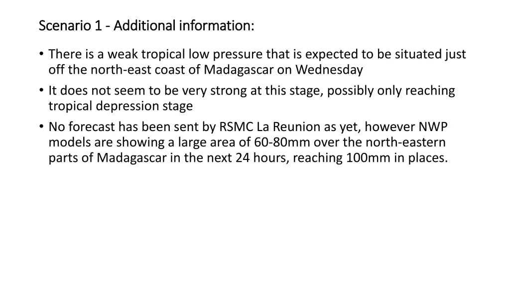 scenario 1 scenario 1 additional information