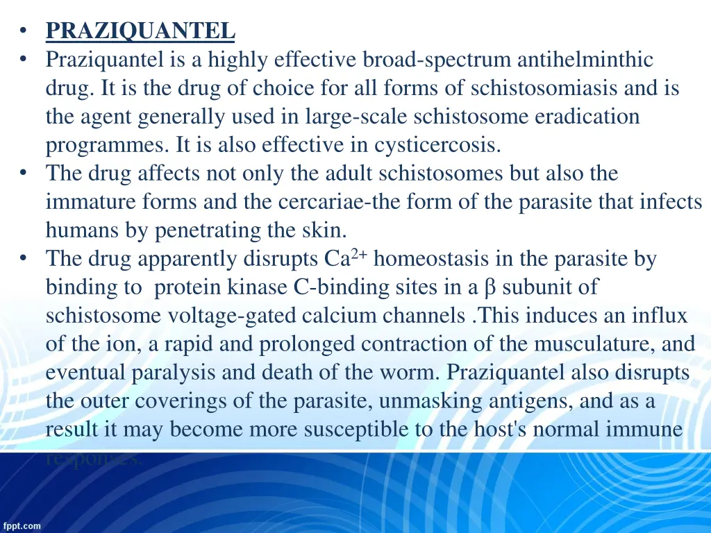 praziquantel praziquantel is a highly effective