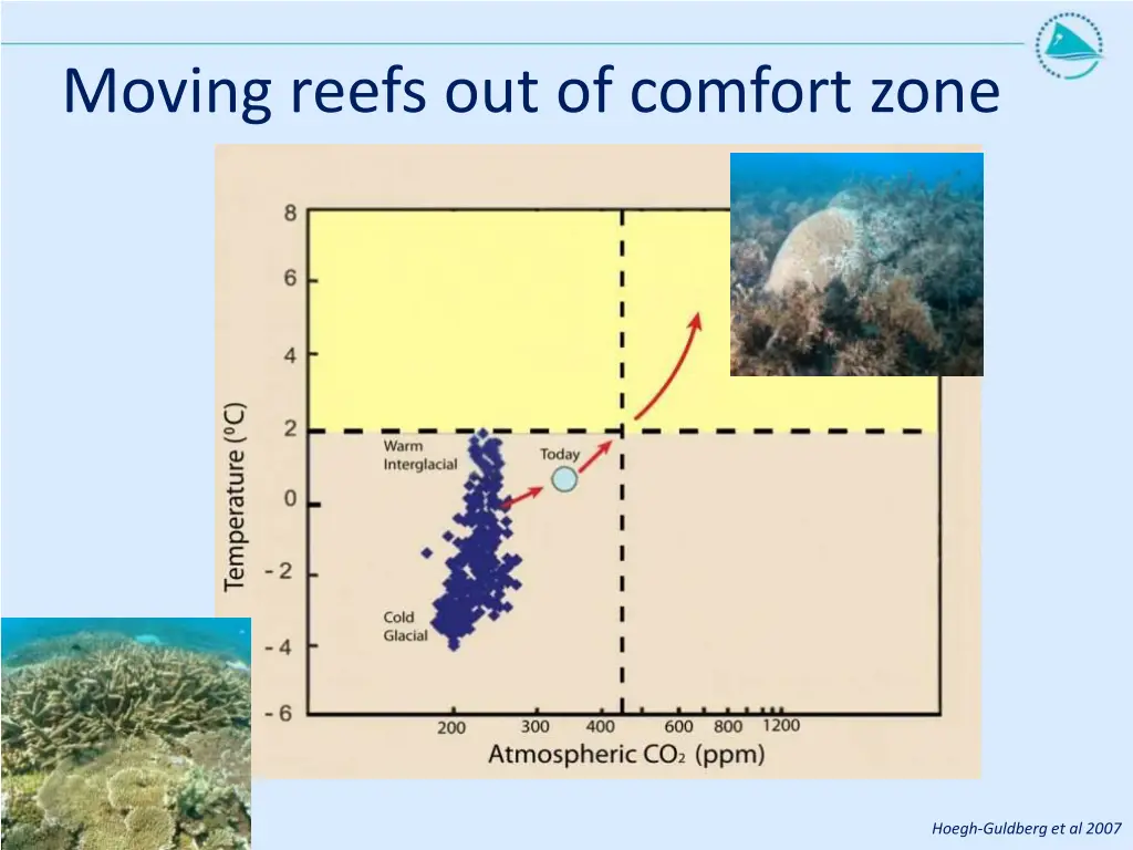 moving reefs out of comfort zone