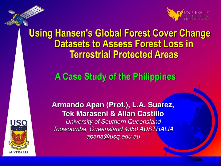 using hansen s global forest cover change