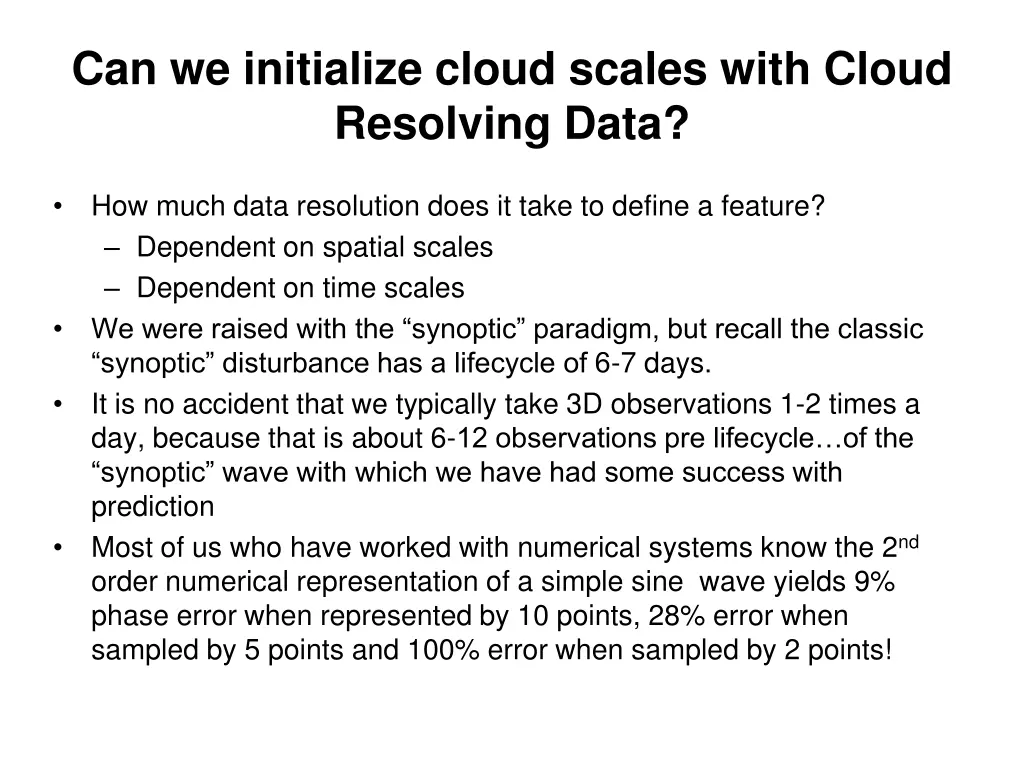 can we initialize cloud scales with cloud