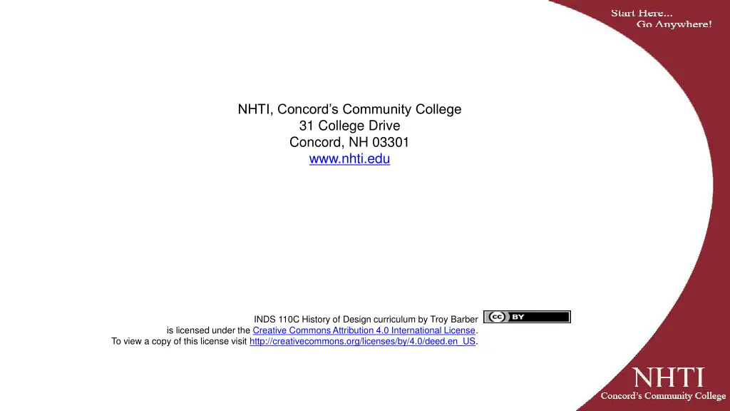 nhti information and attribution