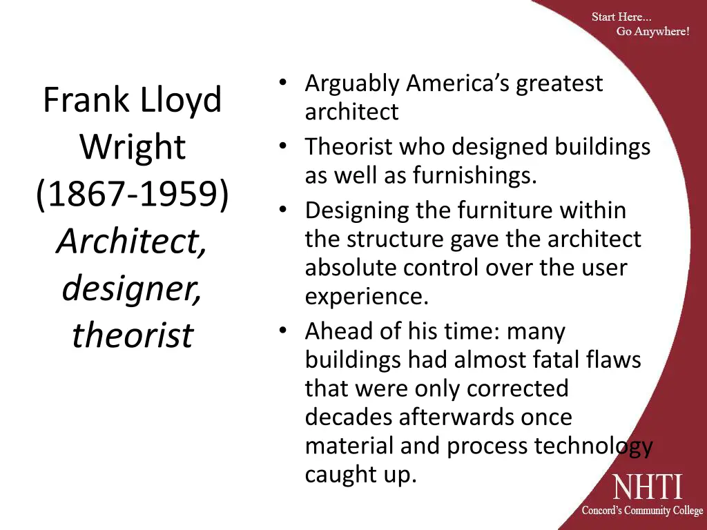 arguably america s greatest architect theorist