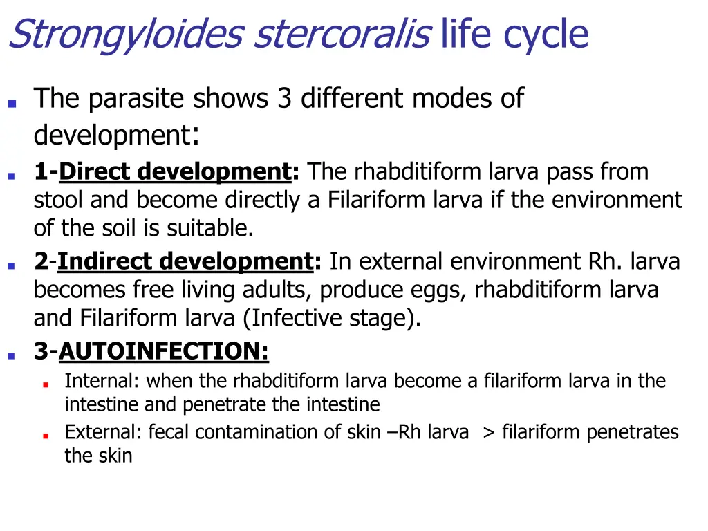 strongyloides stercoralis life cycle