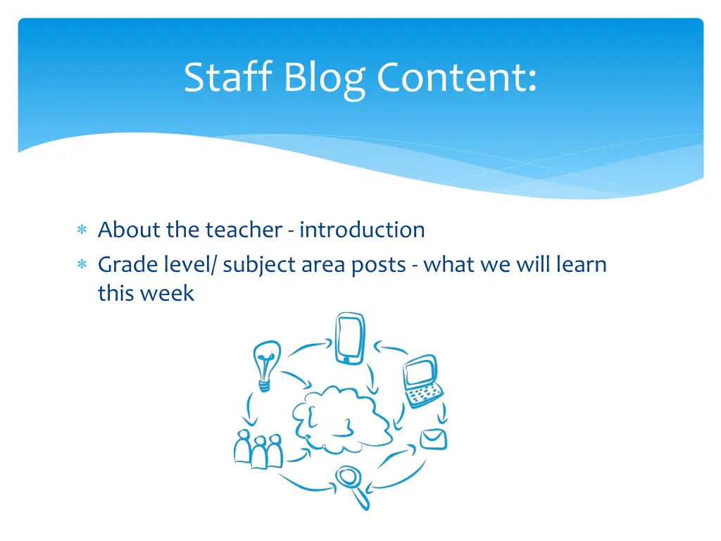 staff blog content