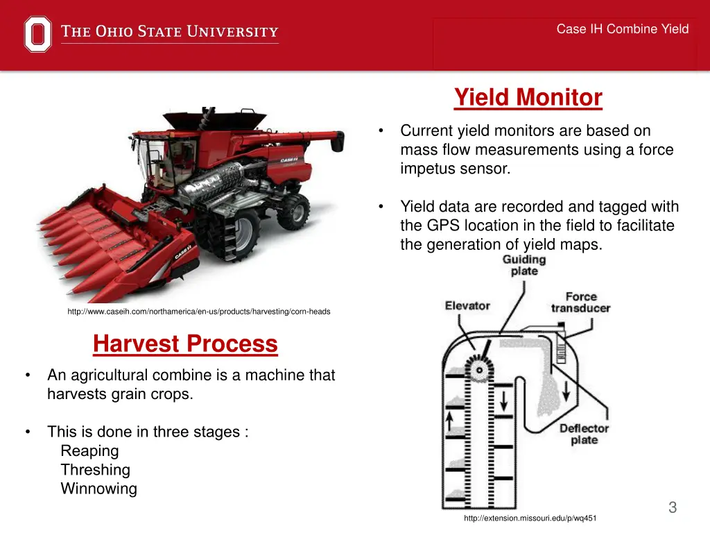 case ih combine yield 2